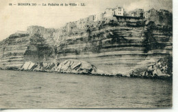 2A-CORSE  -  BONIFACIO. -   La. Falaise. Et. La.  Ville - Andere & Zonder Classificatie