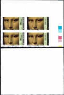 FRANCE 2023 - CHEFS-D’OEUVRE DE L’ART - Léonard De Vinci La Joconde - Bloc De 4 Issu De Feuille De 50 -  YT 2191a Neuf - Unused Stamps