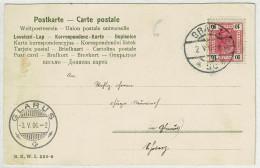 Oesterreich 1906, Postkarte Graz - Glarus (Schweiz) - Storia Postale