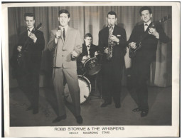 C6480/ Robb Storme And The Whispers UK-Beatband Pressefoto Foto 22,5 X 19,5 Cm  - Sonstige & Ohne Zuordnung