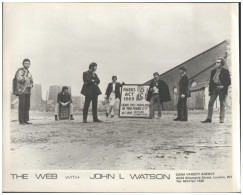 C6515/ The Web With John L Watson UK-Beatband Pressefoto Foto 25 X 20,5 Cm 1969 - Andere & Zonder Classificatie