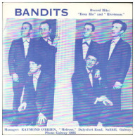 C6523/ The Bandits  Beat Musikgruppe Autogrammkarte Ca. 1960 - Sonstige & Ohne Zuordnung