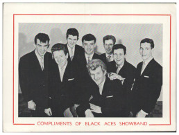 C6528/ Black Aces, Kilkenny  UK-Beat-  Showband  Autogrammkarte  Ca.1965 - Handtekening