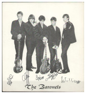 Y29085/ The Baronets  Beatband  Ca.1968 Autogrammkarte  Druck! - Chanteurs & Musiciens