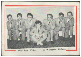 Y29083/ The Wonderful Hi-Lows  UK-Beatband  Autogrammkarte Ca.1965 - Sänger Und Musikanten