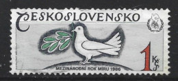 Ceskoslovensko 1986  Int. Peace Year  Y.T. 2661 (0) - Usati