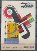 B 240 Brazil Stamp Diplomatic Relations German Immigration Flag Ship Germany 2024 - Nuovi