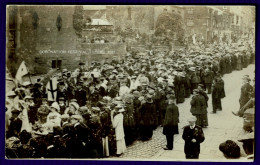 Ref 1656 - 1911 Real Photo Posrcard - Coronation Festival - Leek Staffordshire - Autres & Non Classés