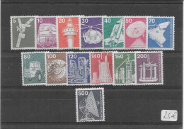 DEUTSCHLAND ALLEMAGNE RFA 1975  N° 695 à 708 Série Complète Neuve ** - Unused Stamps