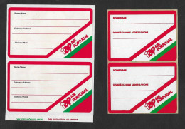 TAP Air Portugal Etiquettes Bagage Autocollant C. 1980 Luggage Labels Sticker Type - Europe