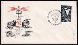 .Yugoslavia, 1963-09-25, Croatia, Pazin, Istra, WWII, Uprising In Istria, Special Postmark & Cover - Andere & Zonder Classificatie