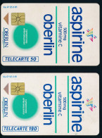 Télécartes France - Publiques N° Phonecote F96 + F97 - Oberlin (50U Et 120U - Neuves) - 1989