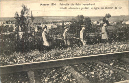 WW1 - Patrouille Die Bahn Bewachend - Feldpost - War 1914-18