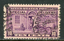 USA USED 1922 Postman And Motorcycle - Gebruikt