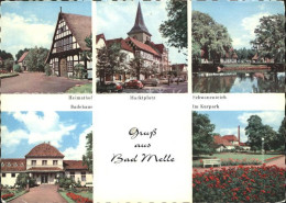 71986218 Bad Melle Osnabrueck Heimathof Marktplatz Schwanenteich Badehaus Kurpar - Melle