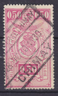 Belgium 1927/31 Mi. 158, 0.50 Fr. Chemin De Fer Spoorwegen Deluxe Boxed CHIMAY Cancel !! - Gebraucht