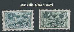 1915. Deux Nuances Du 142 (*)   Cote Yv.   1600 € Comme * - Neufs