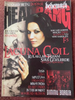 HEADBANG ,2008 ,MUSIC MAGAZINES,34 PAGES ,LACUNA COIL,DIMMU BORGIR - Musik