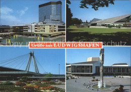 71985997 Ludwigshafen Rhein Rathaus Friedrich-Ebert-Halle Hauptbahnhof Pfalzbau  - Ludwigshafen