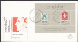 Niederlande - Netherland 1977 FDC Amphilex Block  (65147 - Andere & Zonder Classificatie