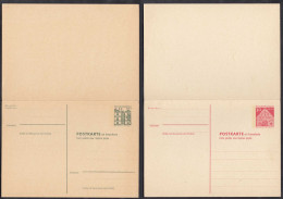Berlin 15 + 30 Pfg. Ganzsachen Postkarten Mit Antwortkarten Reply Cards  (65182 - Andere & Zonder Classificatie