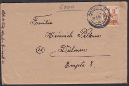 Aachen 1948 Brief Mit Inhalt Nach Dülmen Empte     (65206 - Autres & Non Classés
