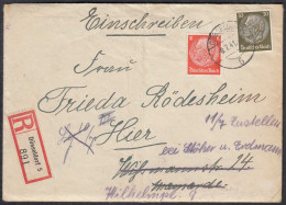 DEUTSCHES REICH 1941 R.Orts-Brief Düsseldorf Mit Inhalt   (65162 - Briefe U. Dokumente