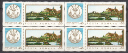 Rumänien-Romania 1968 Mi. 2720 ** MNH Stamp Day Block Of 4   (65392 - Sonstige & Ohne Zuordnung