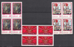 Rumänien-Romania 1971 Mi. 2928-30 ** MNH 50 Years KP Block Of 4   (65395 - Other & Unclassified