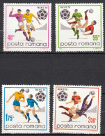 Rumänien-Romania 1970 Mi. 2842-45 ** MNH Football World Cup Mexico Set   (65393 - Andere & Zonder Classificatie