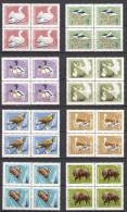 Rumänien-Romania 1968 Mi. 2724-31 ** MNH Fauna In Nature Reserves Block Of 4 - Altri & Non Classificati