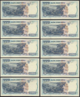 Indonesien - Indonesia - 10 Stück á 1000 Rupiah 1992/1994 Pick 129c UNC (1) - Other - Asia