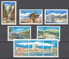 Rumänien-Romania 1971 Mi. 2921-26 ** MNH Tourism    (65409 - Sonstige & Ohne Zuordnung