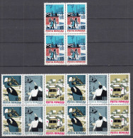 Rumänien-Romania 1970 Mi. 2883-86 ** MNH Flood Relief Block Of 4    (65411 - Sonstige & Ohne Zuordnung