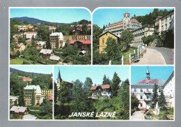 JANSKE LAZNE, MULTIPLE VIEWS, ARCHITECTURE, TOWER, RESORT, SPA, CZECH REPUBLIC, POSTCARD - Czech Republic