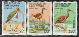 COTE D'IVOIRE - N°720A/C ** (1985) Oiseaux - Ivory Coast (1960-...)