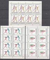 Russland Russia Mi 245-47 ** MNH Olympic Summer 1992 Barcelona Sheets  (65560 - Other & Unclassified