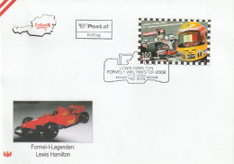 Oostenrijk 2009, FDC Unused, F1, Lewis Hamilton - FDC