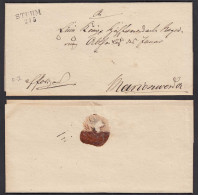 Ca.1825 STUHM L2 Pommern Alter Umschlag Nach MARIENWERDER   (32132 - Other & Unclassified