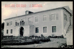 SÃO MIGUEL - PONTA DELGADA - HOTEIS E RESTAURANTES - Brown's Hotel.  Carte Postale - Açores