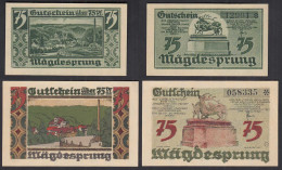 Mägdesprung 1921 2 X 75 Pfennig Notgeld Gutschein   (32111 - Autres & Non Classés