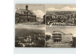 71985744 Gernrode Harz Rathaus FDGB Erholungsheim Stubenberg Fritz Heckert Gernr - Other & Unclassified