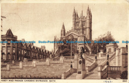 R648243 Bath. Abbey And Parade Gardens Entrance. E. A. Sweetman. Solograph. Seri - World