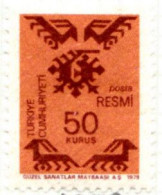 1979 - TURQUIA - SELLO DE SERVICIO - YVERT 149 - Usados