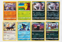 8 Cartes Pokémon Niveau 1 025/073 003/073 045/073 104/149 012/073 036/073 040/07 - Lots & Collections