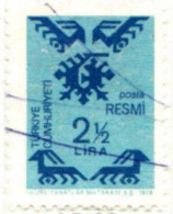 1979 - TURQUIA - SELLO DE SERVICIO - YVERT 150 - Gebruikt