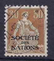 Marke Aufdruck Société Des Nations Gestempelt (i120301) - Officials