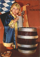 71985525 Muenchner Kindl Bierkrug Bierfass Brezel  Muenchner Kindl - Muenchen