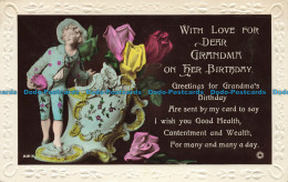 R648788 With Love For Dear Grandma On Her Birthday. Rotary Photo. Rajar Bromide. - Monde