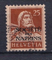 Marke Aufdruck Société Des Nations Gestempelt (i120401) - Dienstzegels